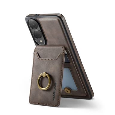 DG-Ming Magking K1 2i1 fodral Samsung Galaxy S25 Edge - Coffee