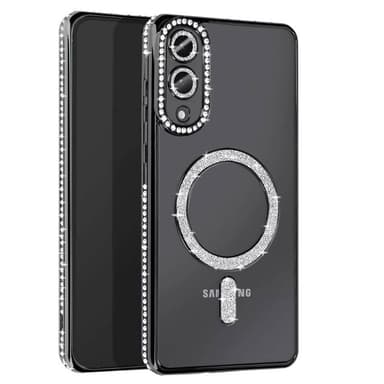 Diamond bling MagSafe skal Samsung Galaxy S25 Edge - Svart
