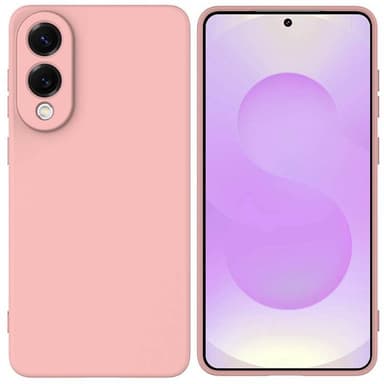 Liquid silikon skal Samsung Galaxy S25 Edge - Peach