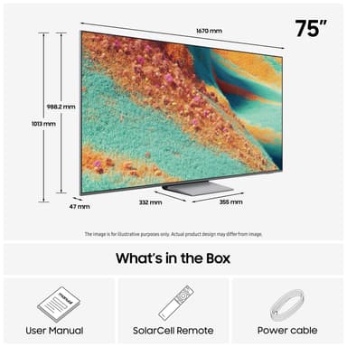 Samsung 75" QN85F 4K MiniLED Smart TV (2025)