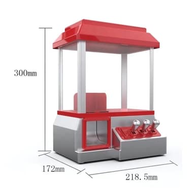 Candy Grabber Slikmaskin – Mini Slush Automat för Godis & Leksaker – Roligt Spel för Barn & Vuxna – Klo Maskin Leksak