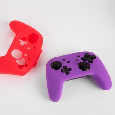 Kompatibel med Nintendo Switch Pro Handkontroll Skal Fodral Silikon - Vit