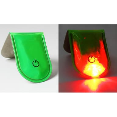 4st LED Ljus Magnetiska Clips Säkerhet Löpning Natt Camping Aktiviteter