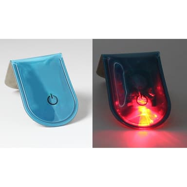 LED Ljus Magnetiskt Clips Säkerhet Löpning Natt Camping Aktiviteter - Blå
