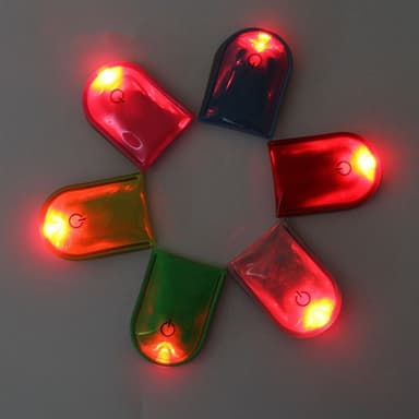 LED Ljus Magnetiskt Clips Säkerhet Löpning Natt Camping Aktiviteter - Blå
