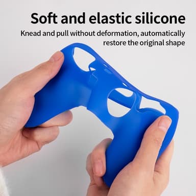 Kompatibel med Nintendo Switch Pro Handkontroll Skal Fodral Silikon - Röd