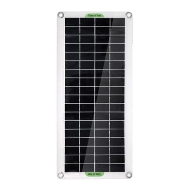 30W Bärbar Solpanel Solar Charge Controller för Camping Bil Båt