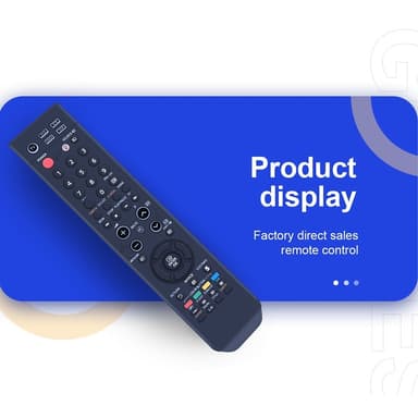 TV fjärrkontroll Ersättning för BN59-00611A För Samsung TV