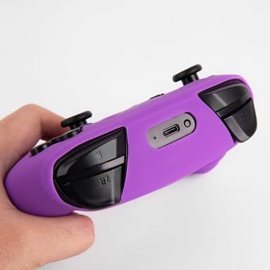 Kompatibel med Nintendo Switch Pro Handkontroll Skal Fodral Silikon - Röd