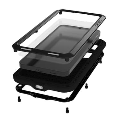 Samsung Galaxy S25 Fodral Pansar skydd Fodral Skal + härdat glas