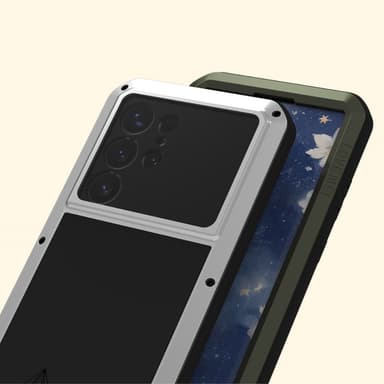 Samsung Galaxy S25 Ultra Fodral Pansar skydd Fodral Skal + härdat glas