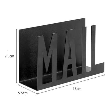 Brevsorterare Brev Post Organiserare Metall Mail Organizer Hållare Lagring