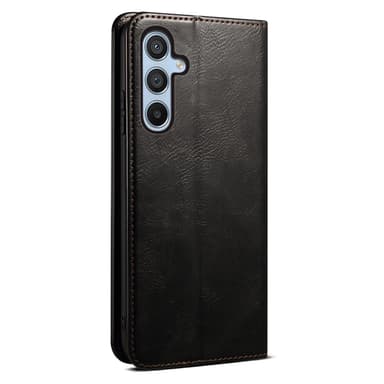 Till Samsung Galaxy S25 Plånboksfodral  - Svart
