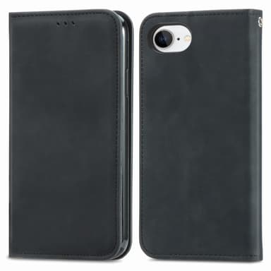För iPhone 16e fodral med kortfack magnetiskt absorberande telefonfodra