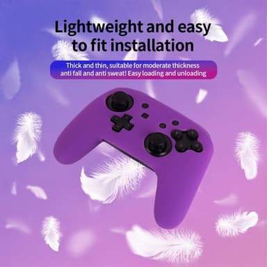 Kompatibel med Nintendo Switch Pro Handkontroll Skal Fodral Silikon - Svart