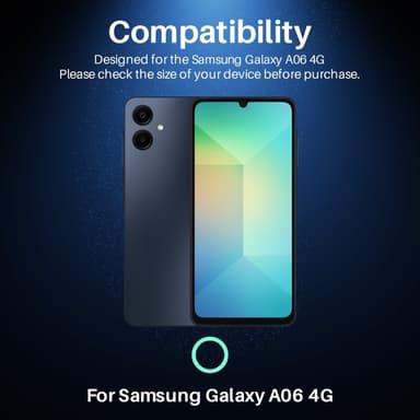 NORTHJO för Samsung Galaxy A06 Härdat Glas Kameralinsskydd
