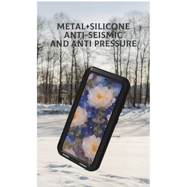 Samsung Galaxy S25 Fodral Pansar skydd Fodral Skal + härdat glas