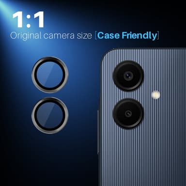 NORTHJO för Samsung Galaxy A06 Härdat Glas Kameralinsskydd