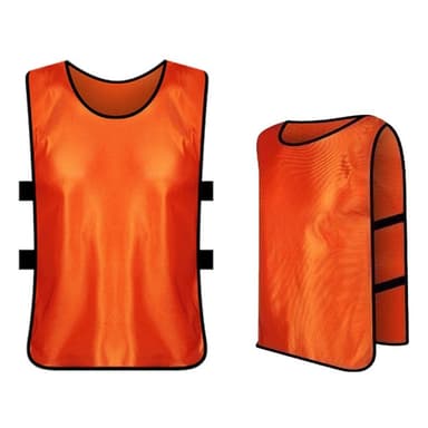 12ST Vuxna Fotboll Snabbtorkande Fotbollsväst Träningsväst - Orange