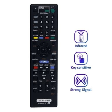 Fjärrkontroll Ersättning för RM-ADP070 För Sony DVD