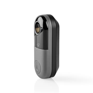 Nedis Smartlife Video Porttelefon | Wi-Fi | Transformator | Full HD 1080p | microSD (ingår inte) / Molnlagring (tillval) | IP54 | Med rörelsesensor | Nattsikt | Grå / Svart