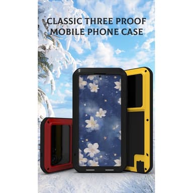 Samsung Galaxy S25 Ultra Fodral Pansar skydd Fodral Skal + härdat glas