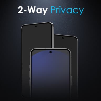 NORTHJO För Samsung Galaxy S25 Anti-Spy Härdat Glas Skärmskydd 2.5D 0.15 mm