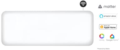 Mill Invisible Wi-Fi Gen4 Panelelement PA2000WIFI4 (vit)