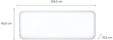 Mill Invisible Wi-Fi Gen4 Panelelement PA2000WIFI4 (vit)