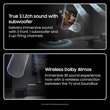 Samsung 3.1.2ch HW-QS710F soundbar (svart)
