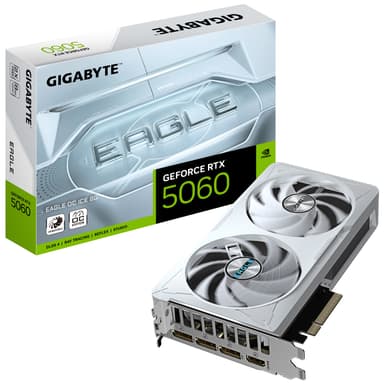 Gigabyte GeForce RTX 5060 EAGLE OC ICE 8GB grafikkort