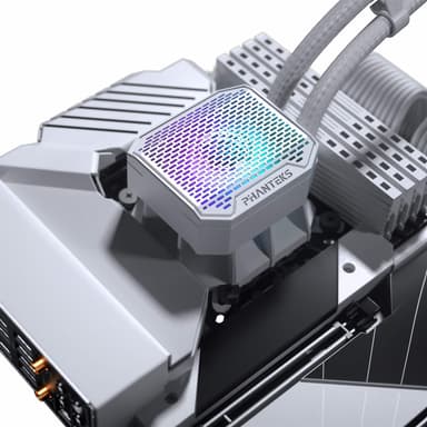 Phanteks Glacier One 360M25 G2 AIO vätskekylare för CPU (vit)