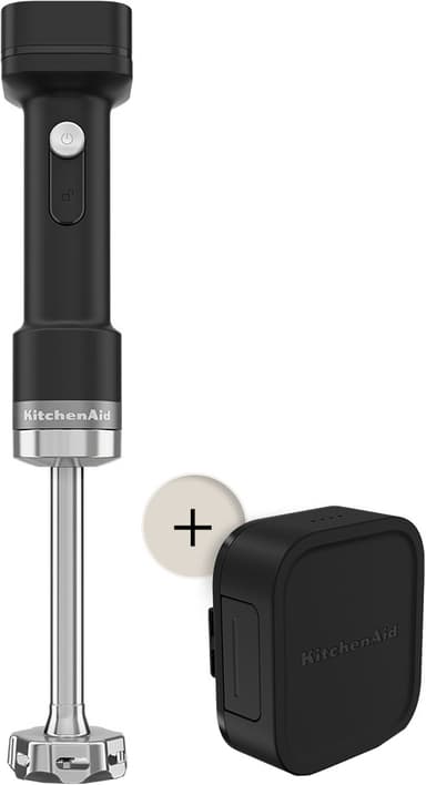 KitchenAid Go sladdlös stavmixer 5KHBRV71BM (svart)