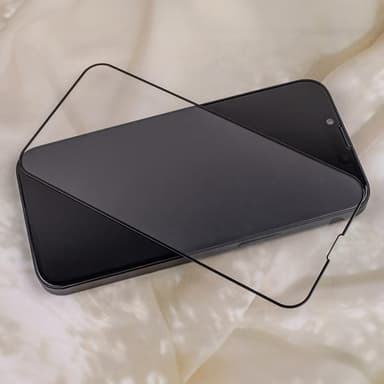6D Matt Härdat Glas Skärmskydd Svart Ram iPhone 12 Mini