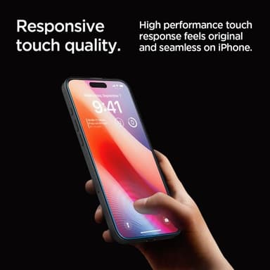 Spigen iPhone 16 Pro Max Skärmskydd Härdat glas TR. EZ Fit