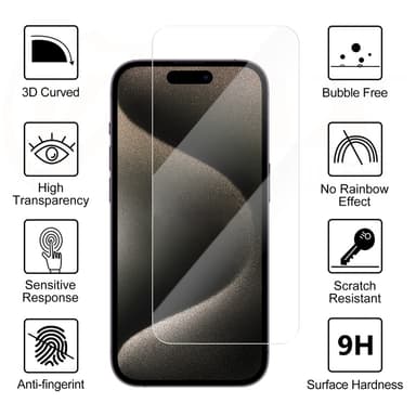 iPhone XR / 11 Skärmskydd Härdat Glas 2,5D