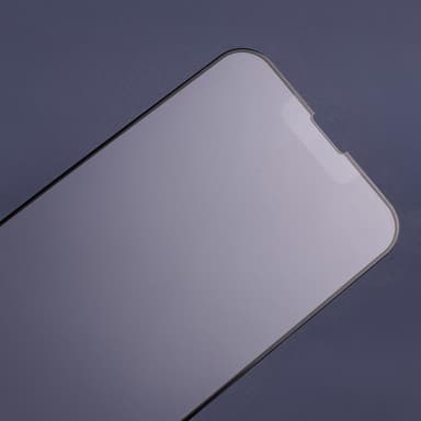6D Matt Härdat Glas Skärmskydd Svart Ram iPhone 12 Mini