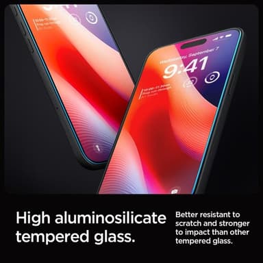 Spigen iPhone 16 Pro Max Skärmskydd Härdat glas TR. EZ Fit