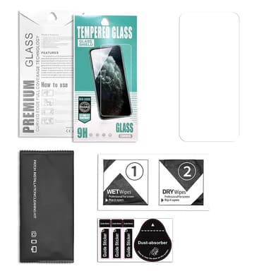 Skyddsglas Premium 2,5D för iPhone 15 Pro – Härdat Glas