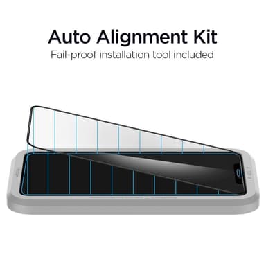 SPIGEN Härdat Glas Skärmskydd Alm Fc iPhone 11 Svart