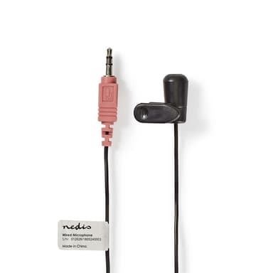 Nedis Mikrofon | Används för: Dator / Smartphone / Surfplatta | Trådbundet | 1x 3.5 mm