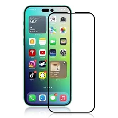 MOCOLO iPhone 14 Pro Max Härdat Glas Skärmskydd Full Glue HD - Svart