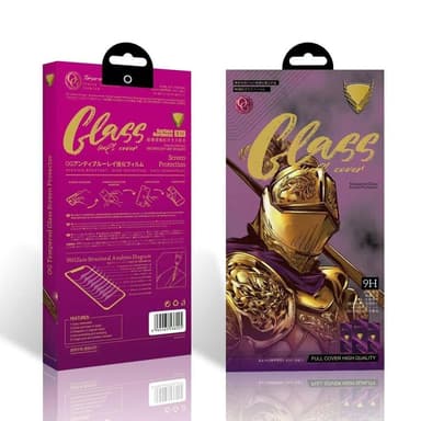 Härdat Glas OG Premium iPhone XS Max/11 Pro Max Svart Ram
