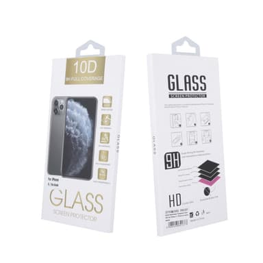 Skyddsglas med svart ram för iPhone XR / 11