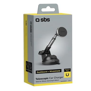 SBS Mobilhållare Instrumentbräda Med Magsafe - Svart