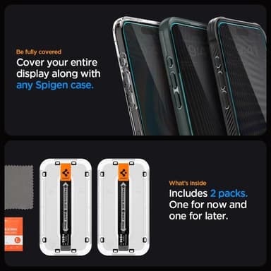 Spigen iPhone 15 Pro Max Härdat Glas Skärmskydd Privacy