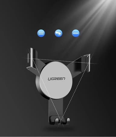 Ugreen Gravitations Bilhållare För Lufttillförsel - Grå