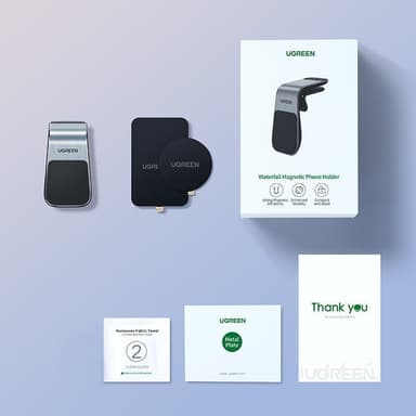Ugreen Magnetisk Bilhållare För Ventilationsgaller - Silver