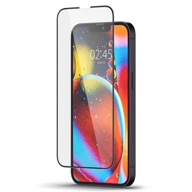 Spigen iPhone 16E Härdat Glas Skärmskydd FC - Svart