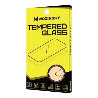 Wozinsky Full Glue Härdat Glas Skärmskydd iPhone 12 & 12 Pro Svart